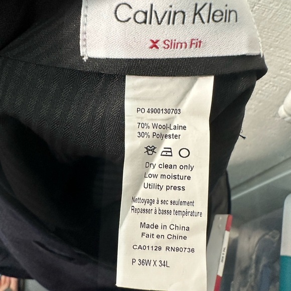 Calvin Klein Slim X Fit Pants Size 36 x 34 NWT - Picture 9 of 9